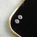 Heritage Ear Studs - Soft Pink