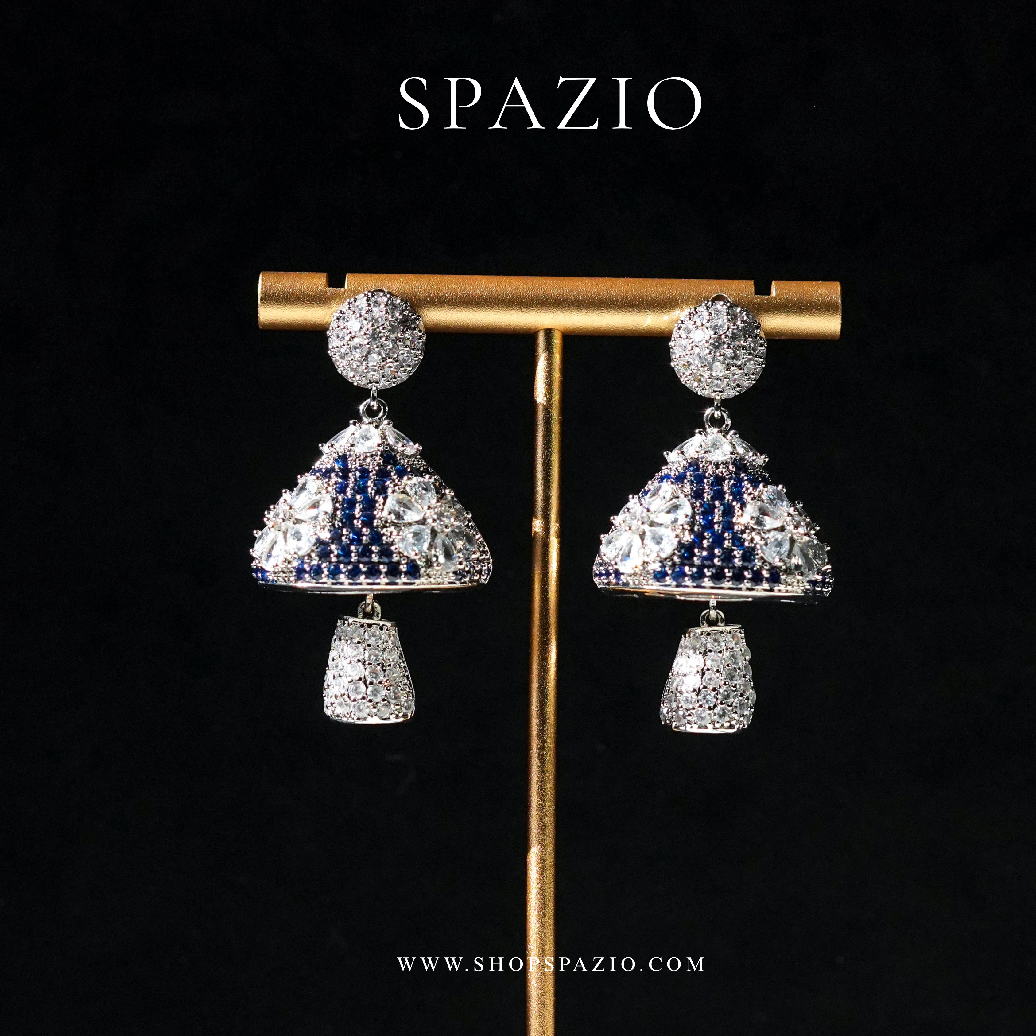 Enchanted Drop Earrings - Blue