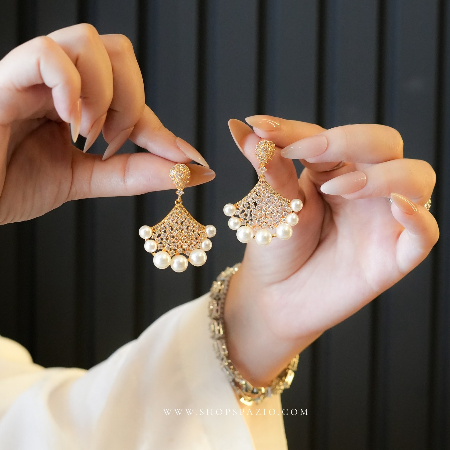 Pearl Chandelier Drops