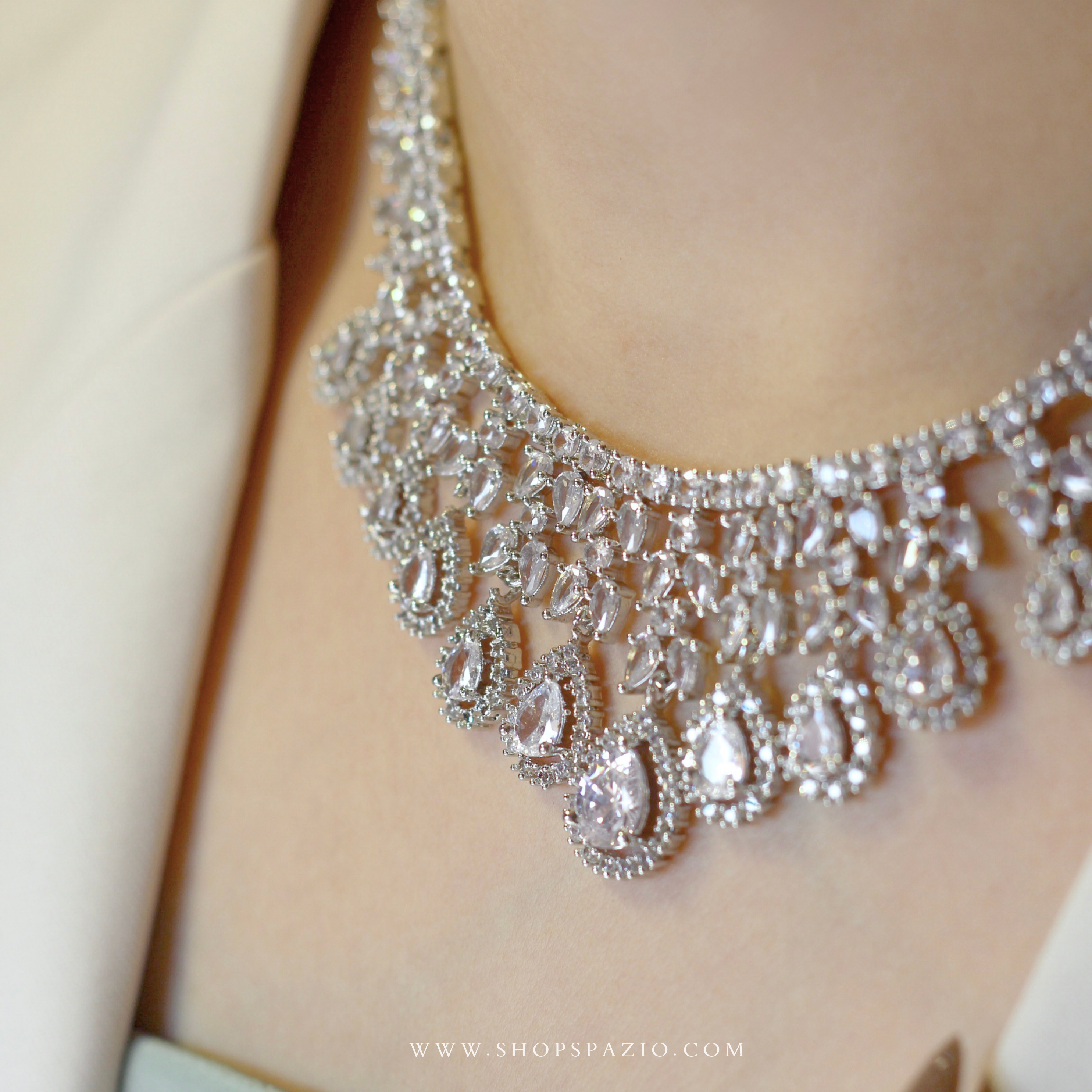 CZ Elegance Necklace Set