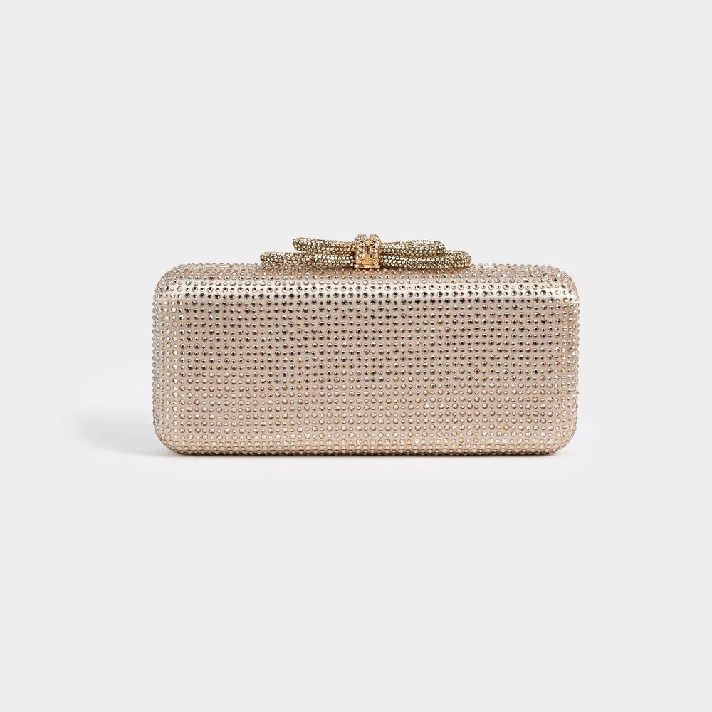 Royale Bow Clutch - Gold