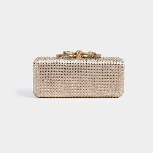 Royale Bow Clutch - Gold