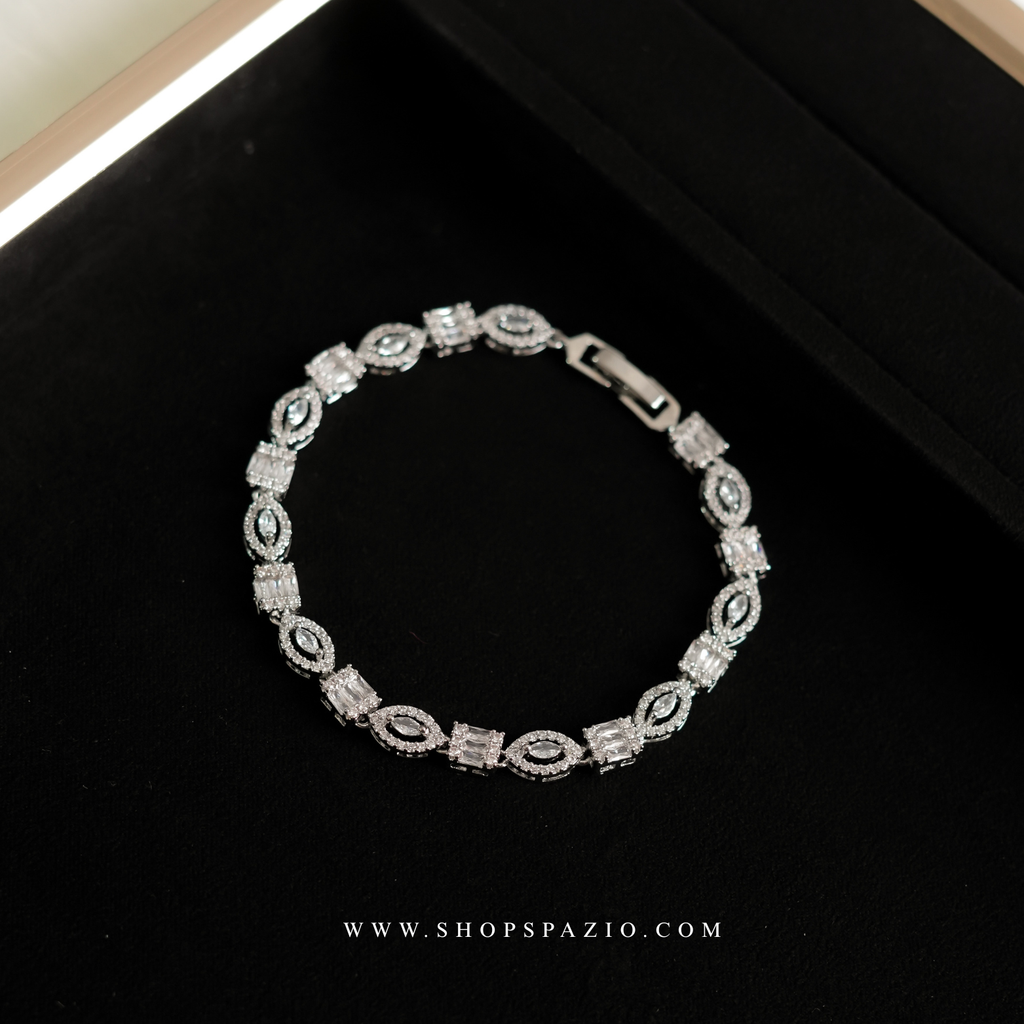 CZ Link Spark Bracelet