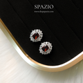 Heritage Ear Studs - Maroon