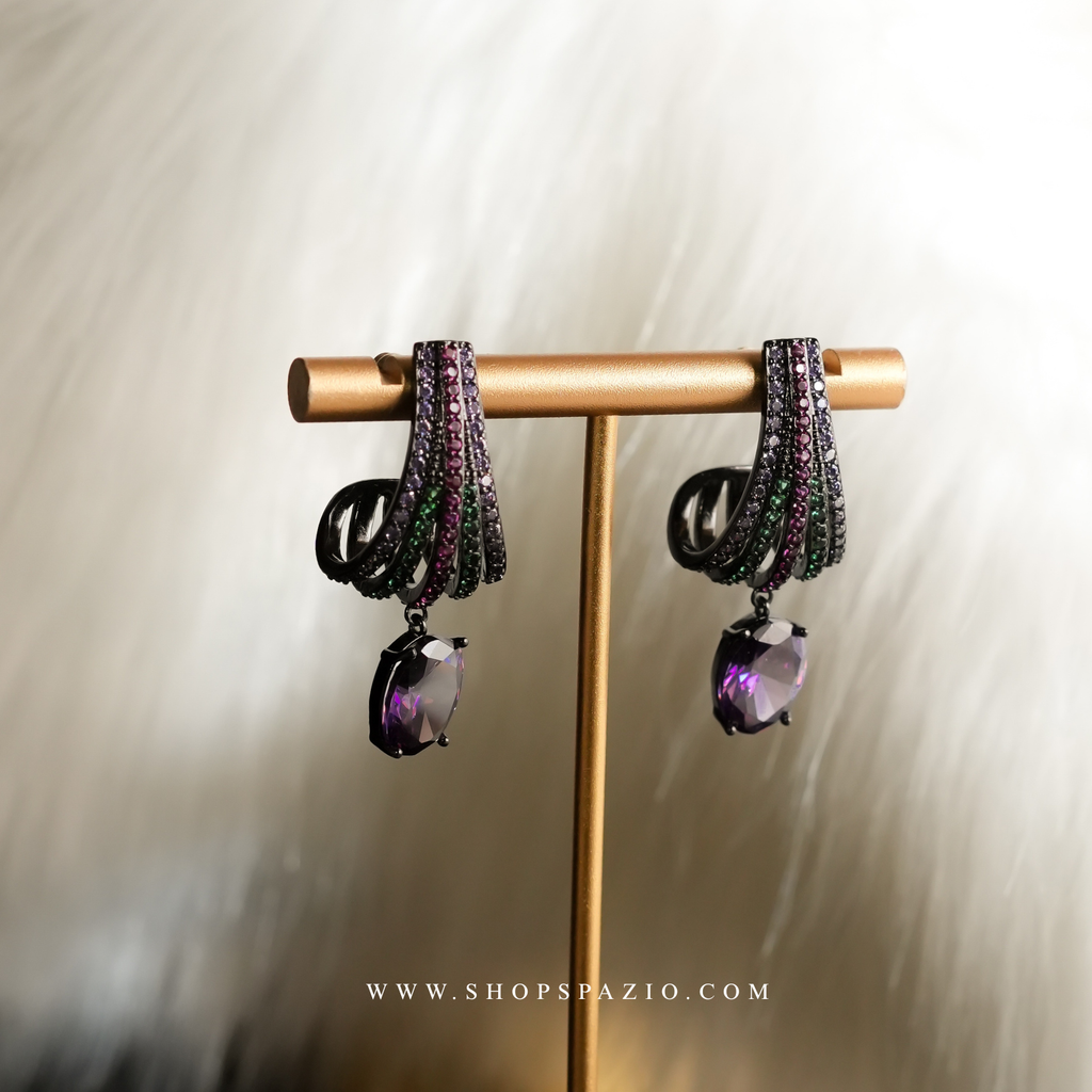 Midnight Cascade Earrings