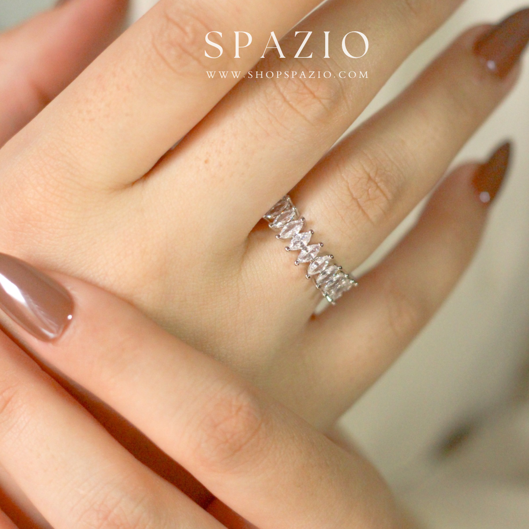 CZ Aurora Band Ring
