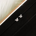 Mini Butterfly Studs - Silver
