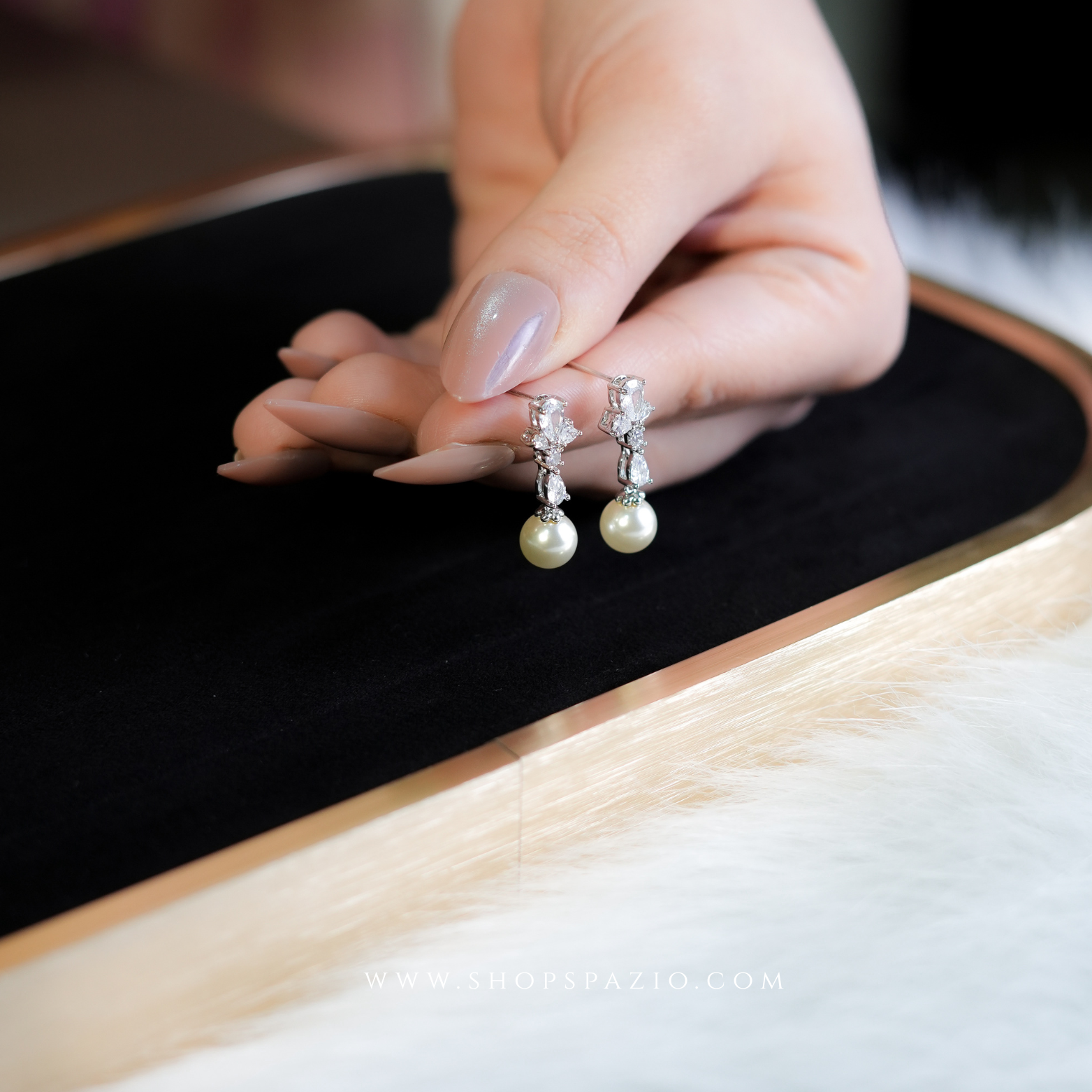 Liora Pearl Drop Earrings