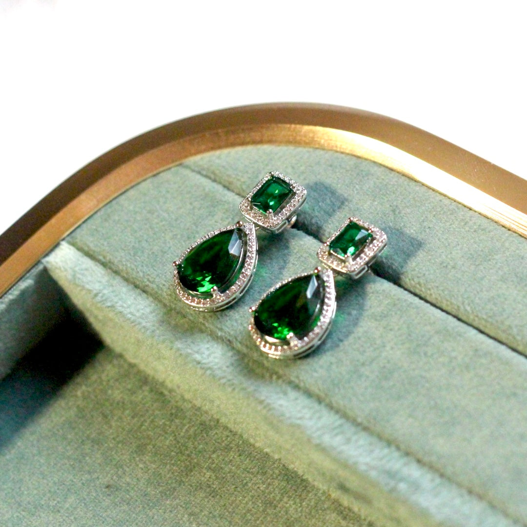Mystic Emerald Earrings