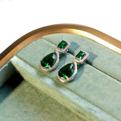 Mystic Emerald Earrings