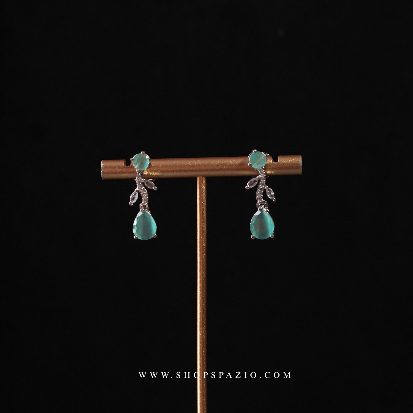 Liora Petals Necklace Set - Mint