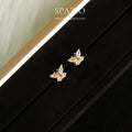 Mini Butterfly Studs - Gold