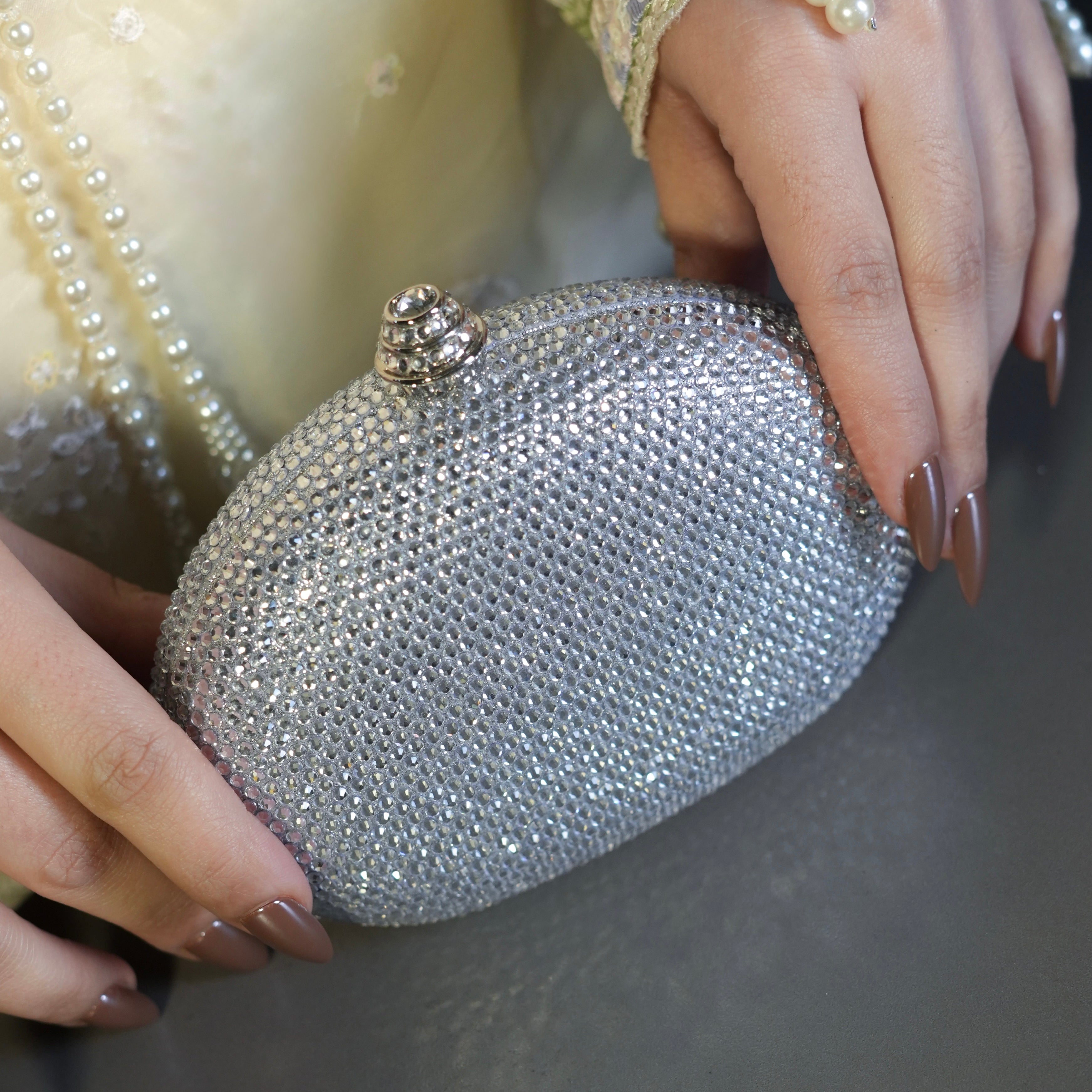 Cocktail Clutch - Silver