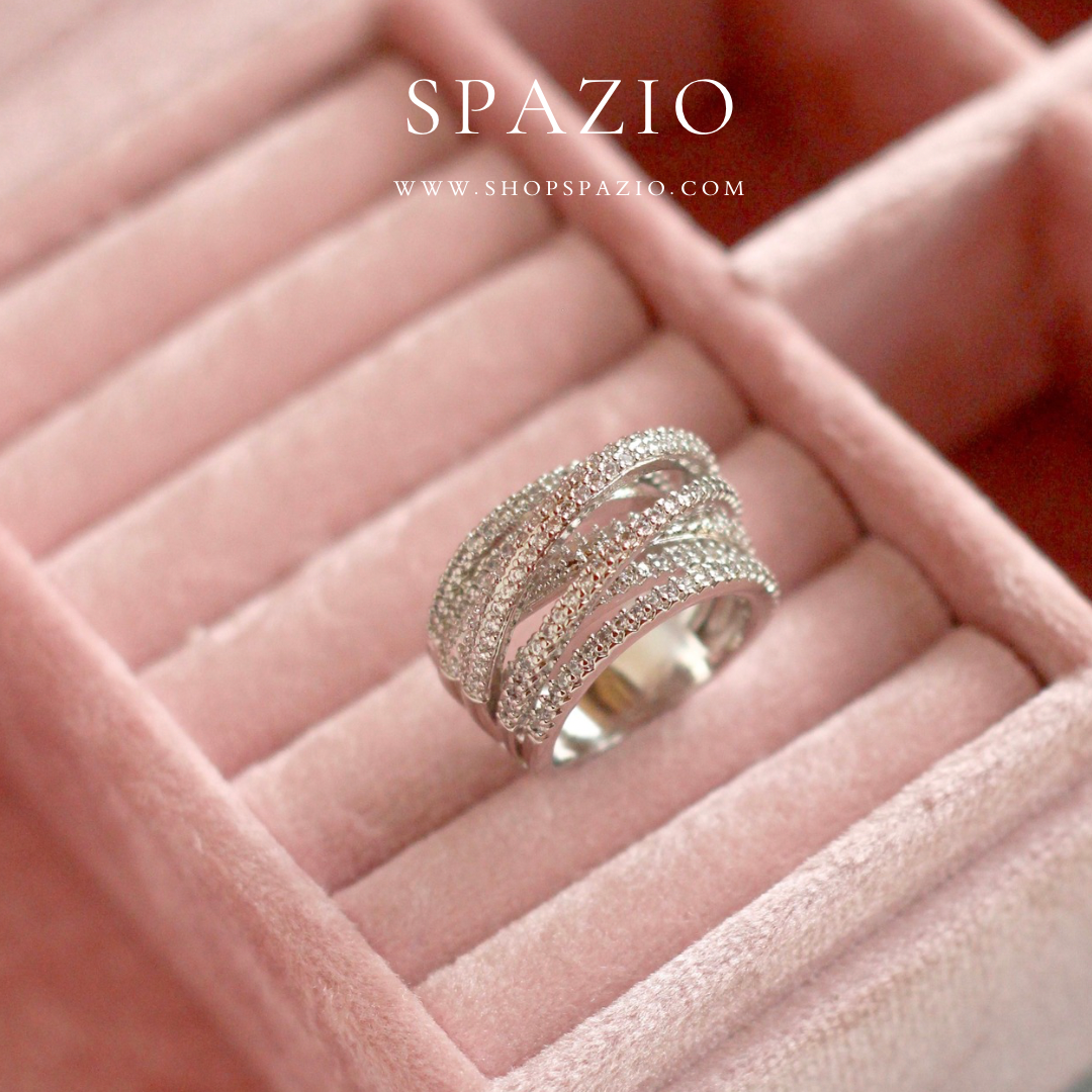 Stellar Glow Layered Ring