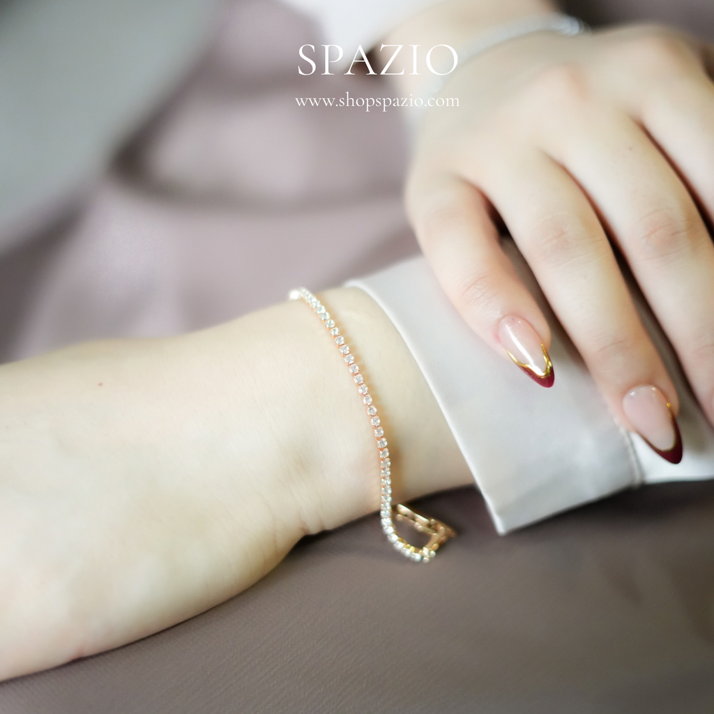 CZ Tennis Bracelet - Gold
