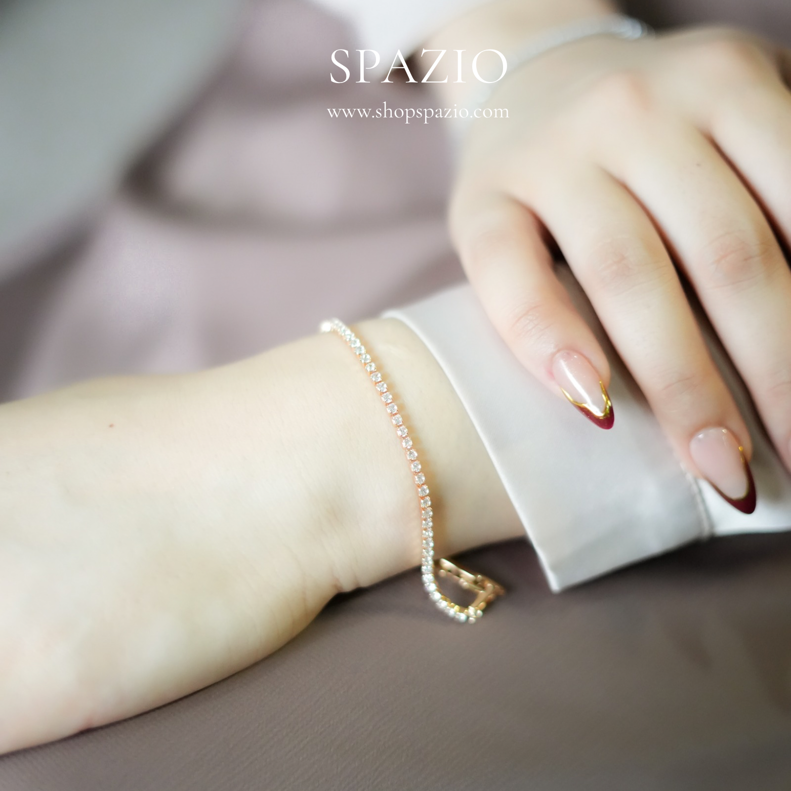CZ Tennis Bracelet - Gold