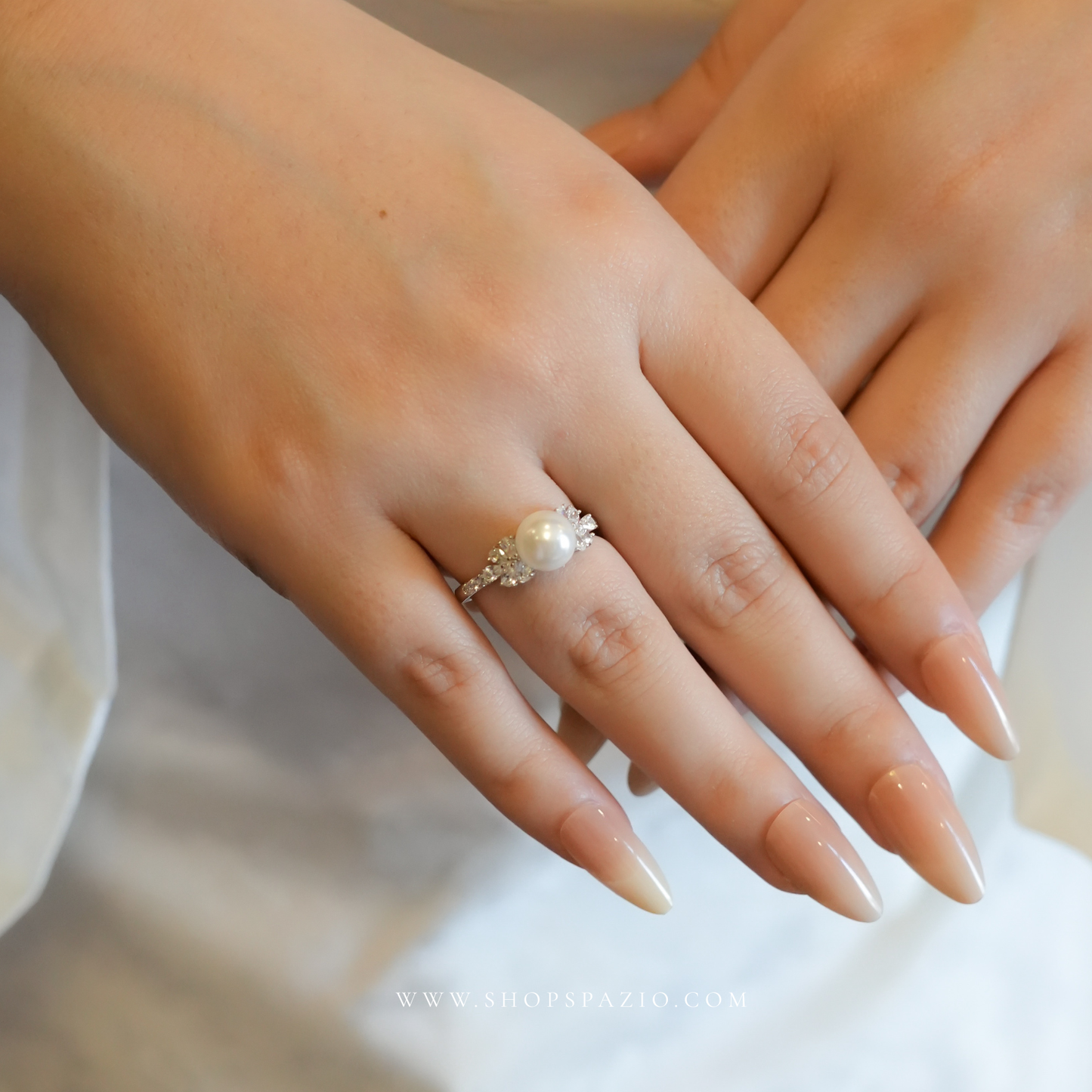 Pearl Petal Ring