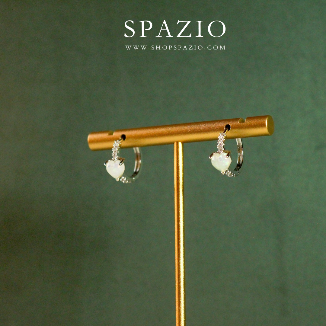 Lunar Glow Moonstone Hoops