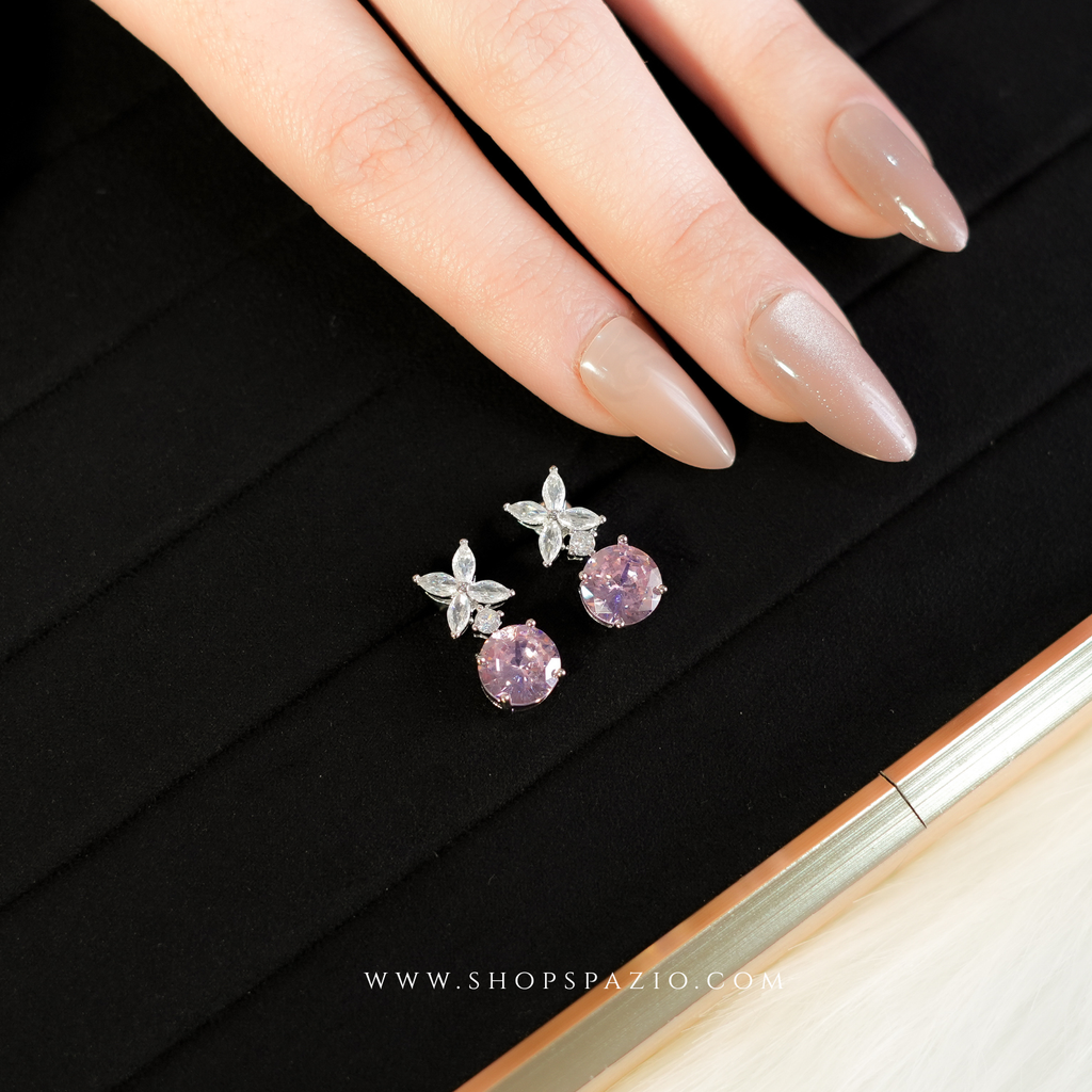 Rosé Drop Studs