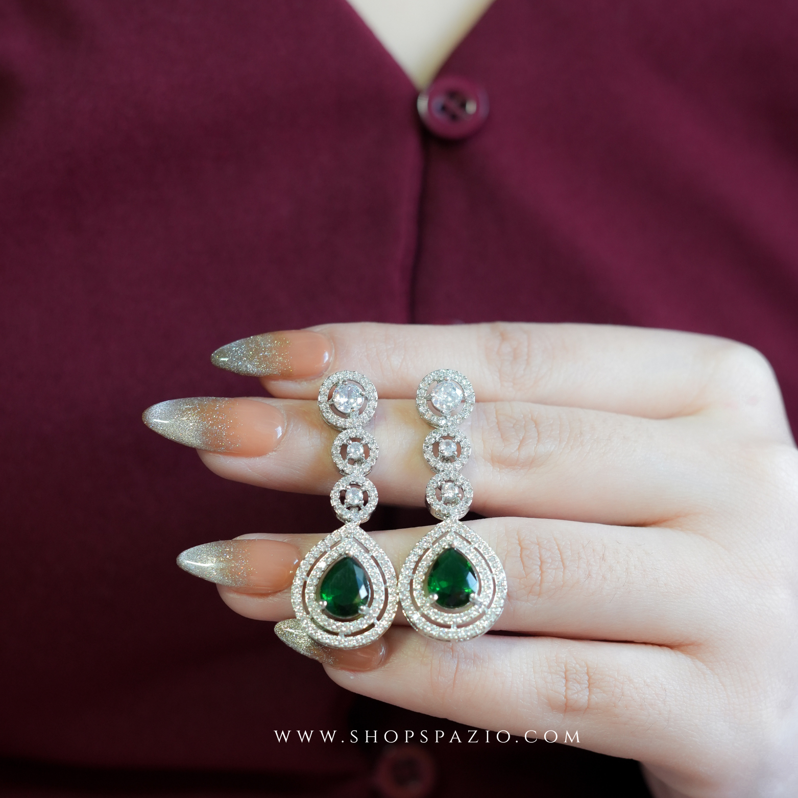 Emerald Allure Necklace Set