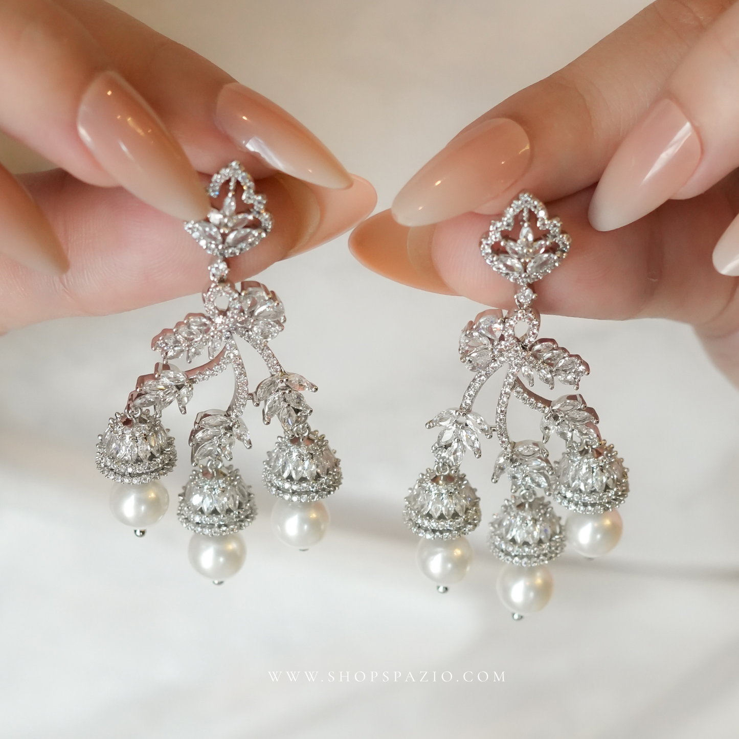 Imperial Pearl Chandelier Earrings