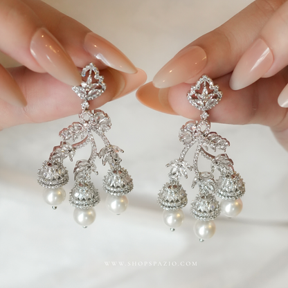 Imperial Pearl Chandelier Earrings
