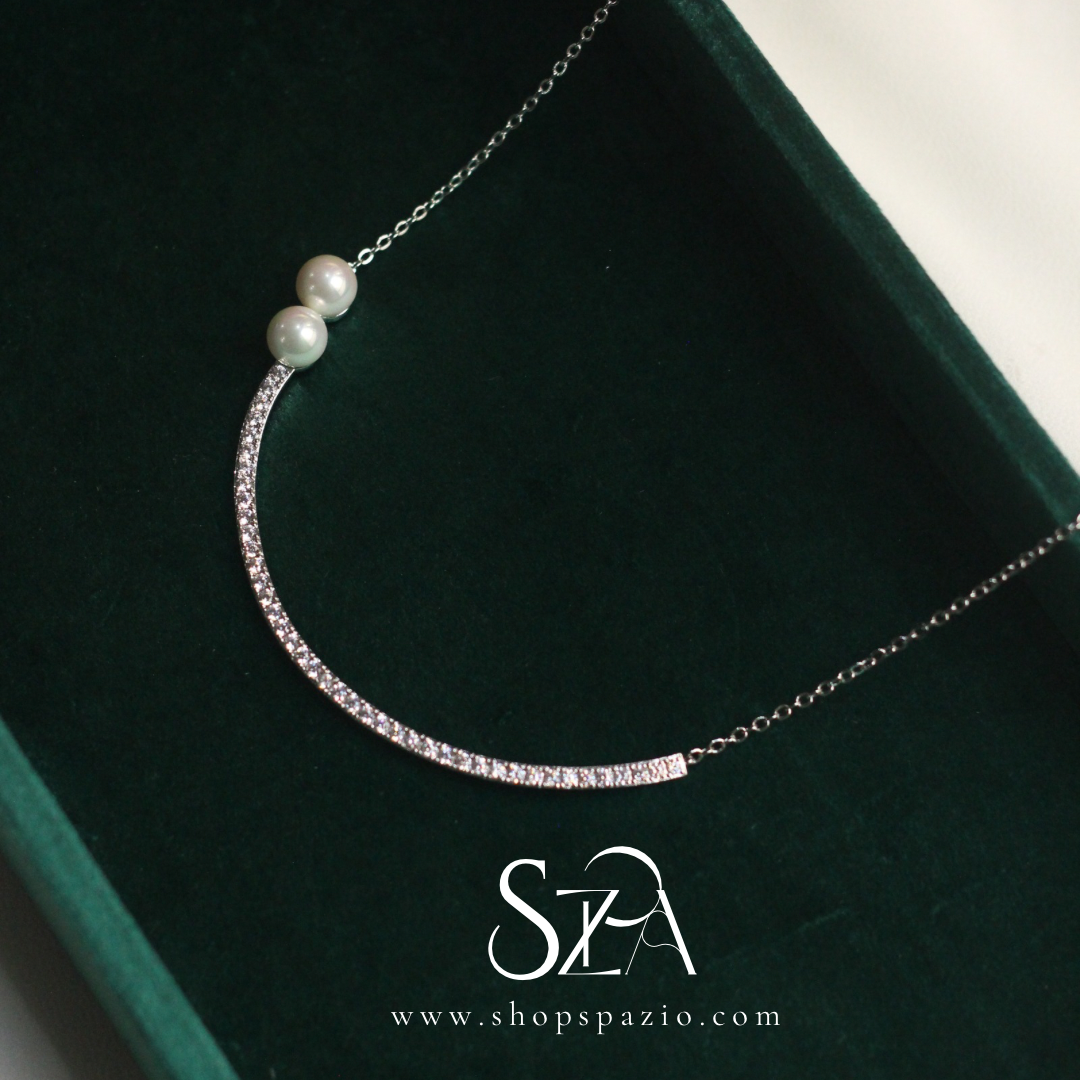 Moonlit Pearl Necklace