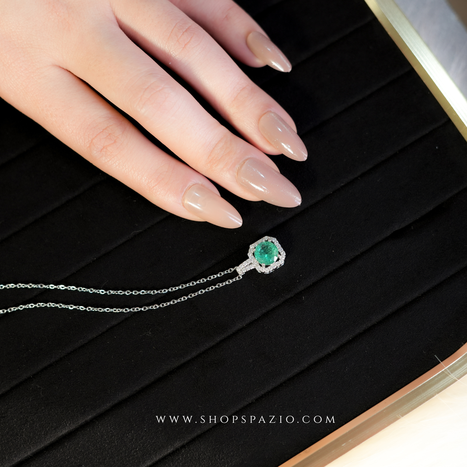 Whisper Pendant - Teal