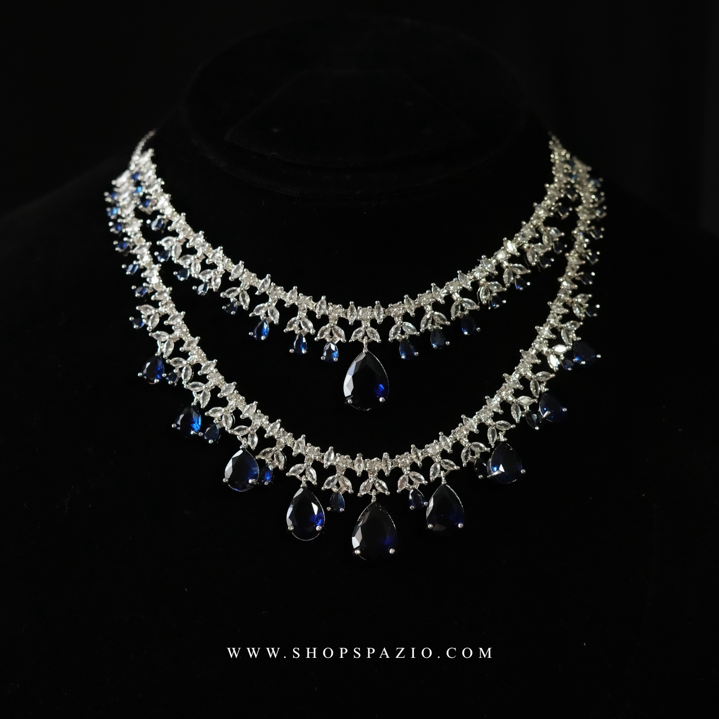 Empress Necklace Set - Blue