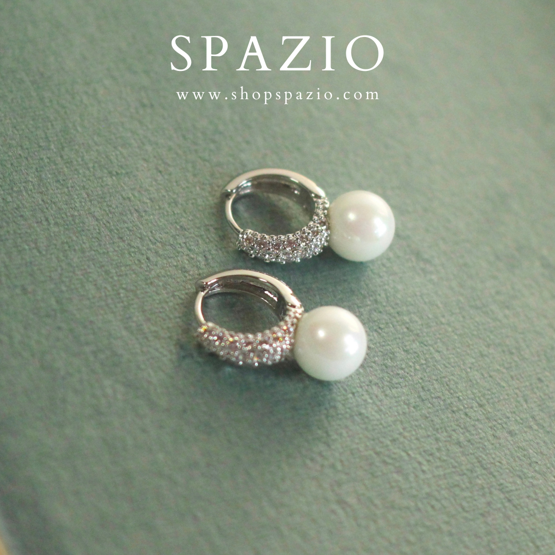 Pearl CZ Hoops