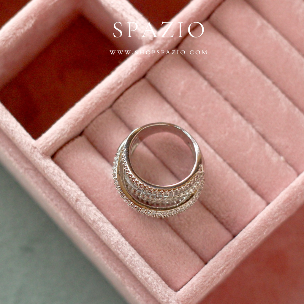 Stellar Glow Layered Ring