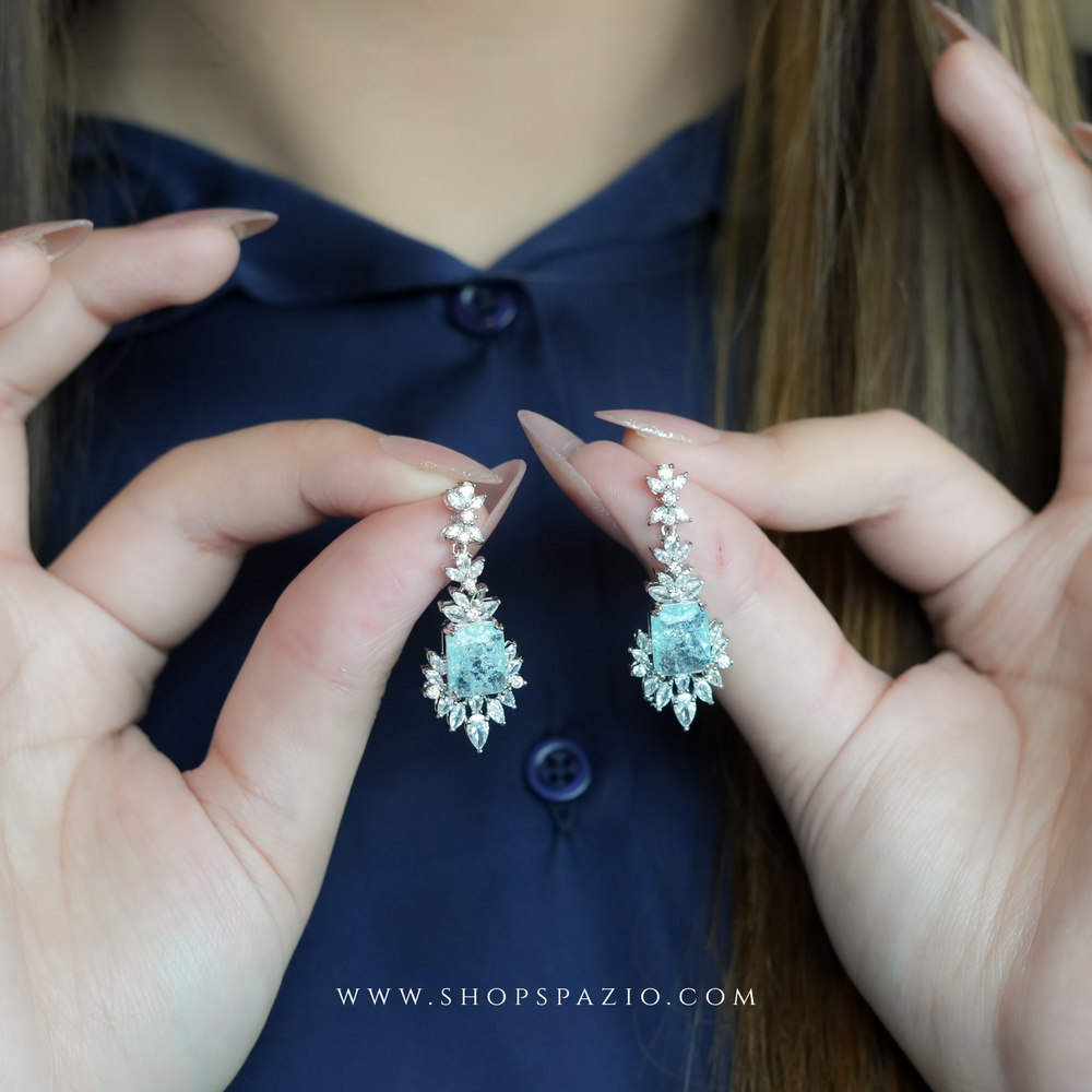 SkyLune Silver Earrings