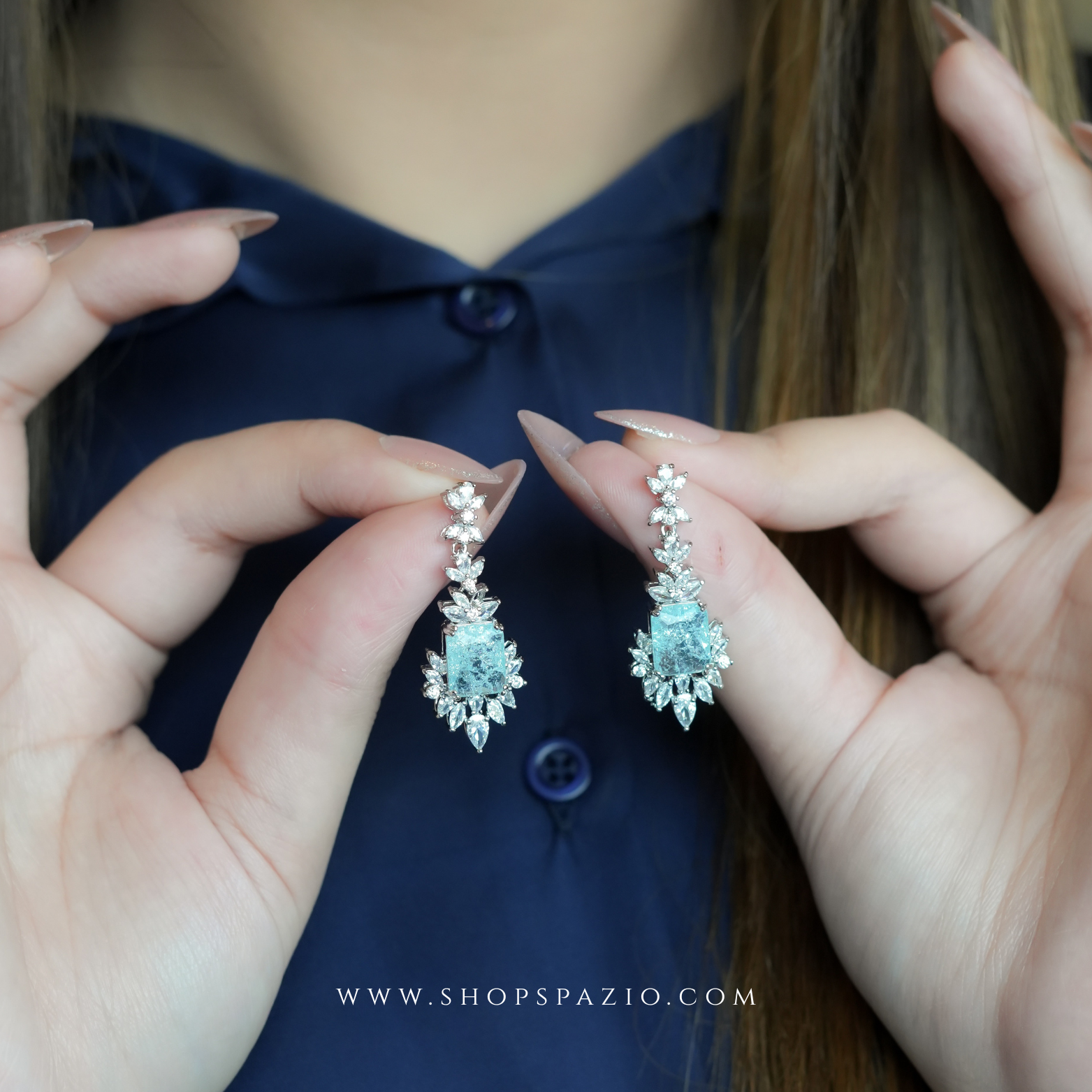 SkyLune Silver Earrings