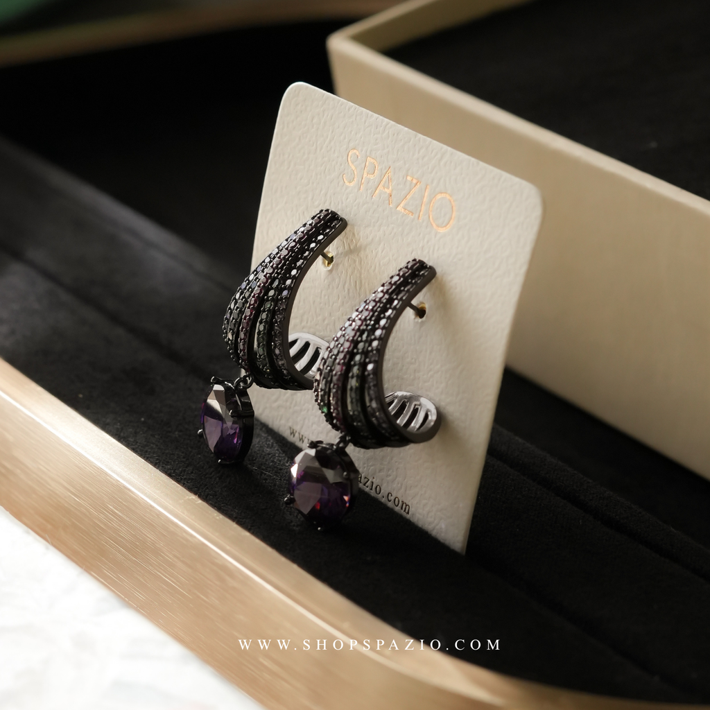 Midnight Cascade Earrings