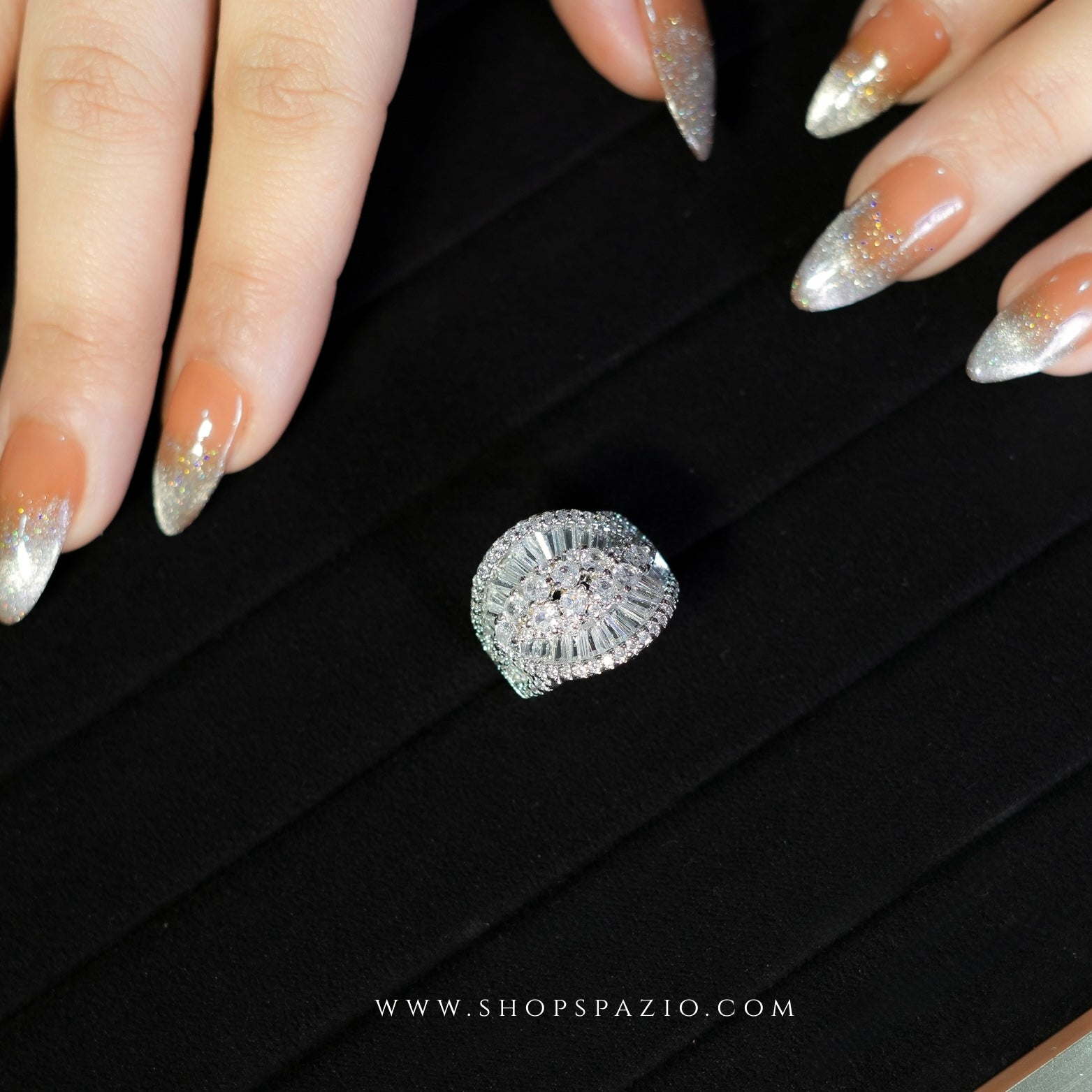 Diamond Pavé Cocktail Ring