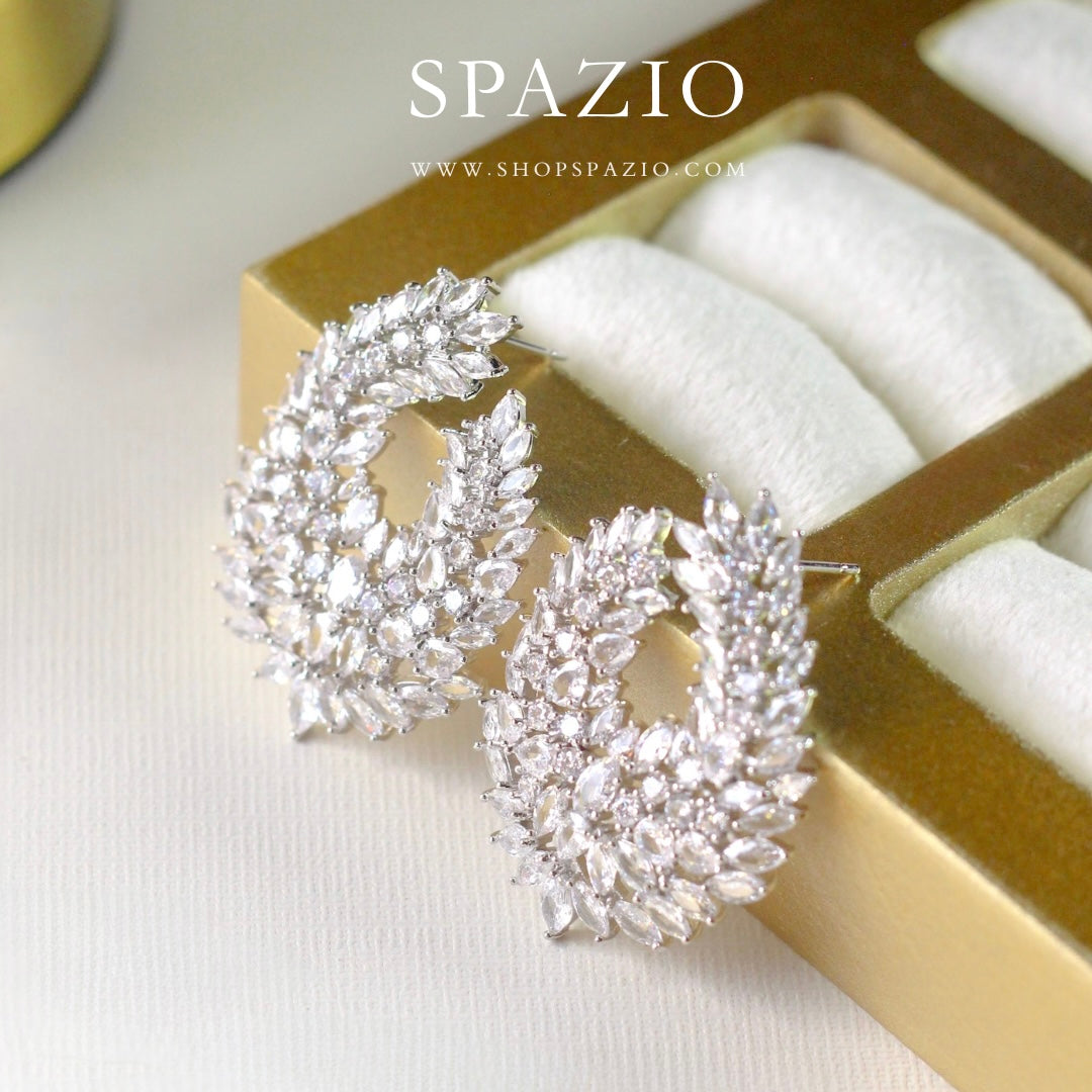 Frosted Radiance Earrings
