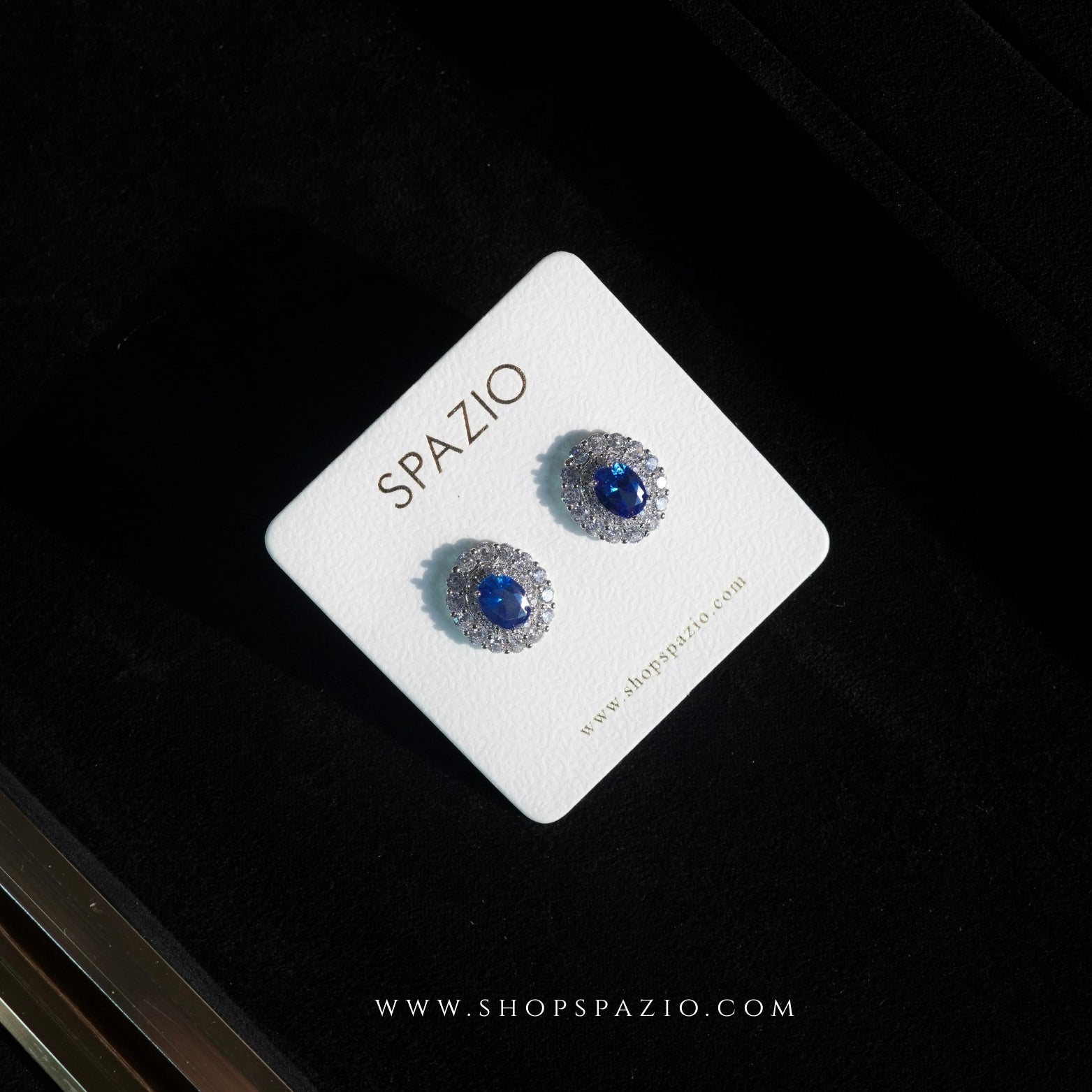 Blue Frost CZ Studs