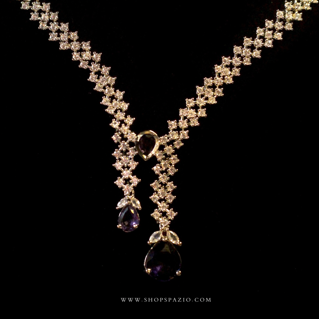 CZ Zariya Necklace Set