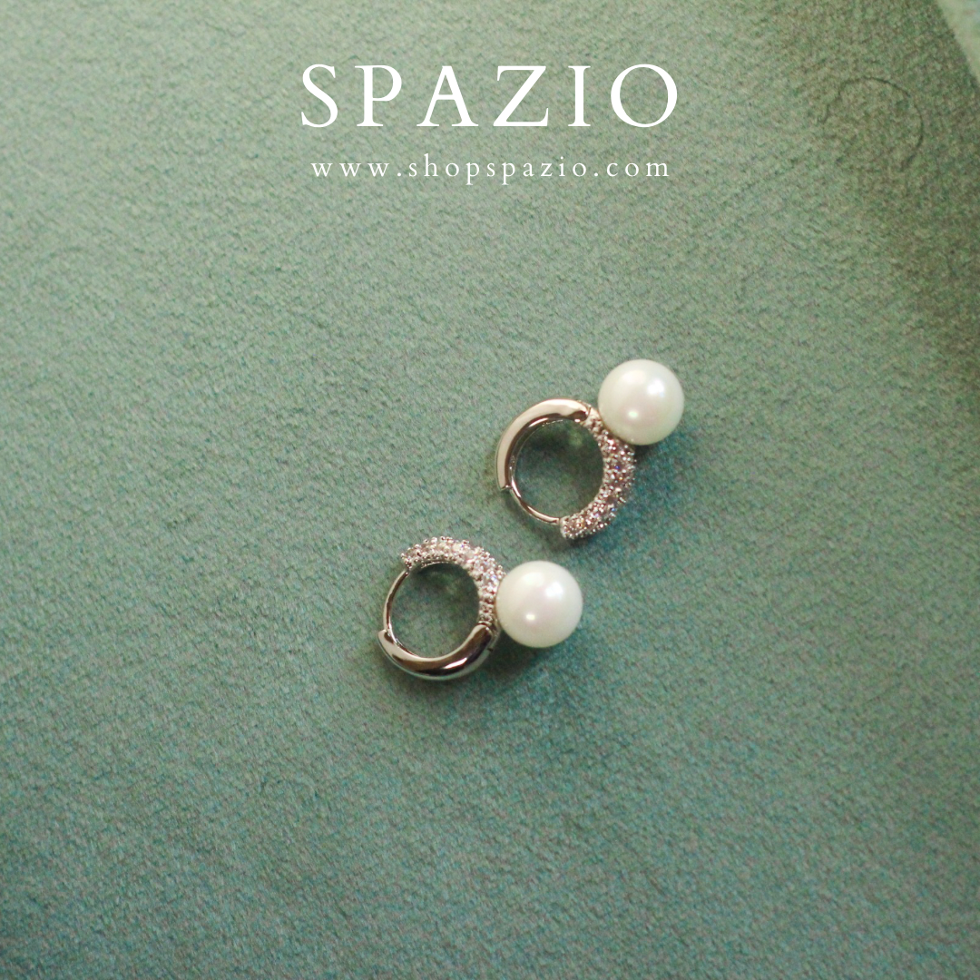 Pearl CZ Hoops