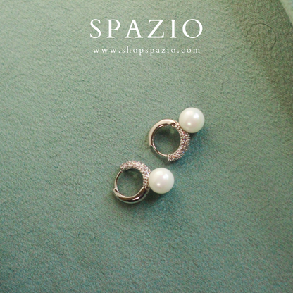 Pearl CZ Hoops