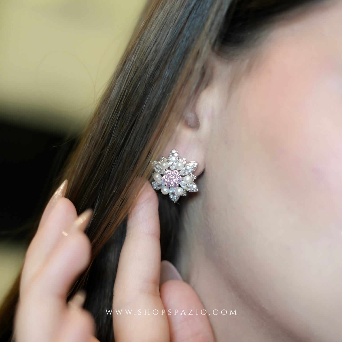 Blush Pearl Studs