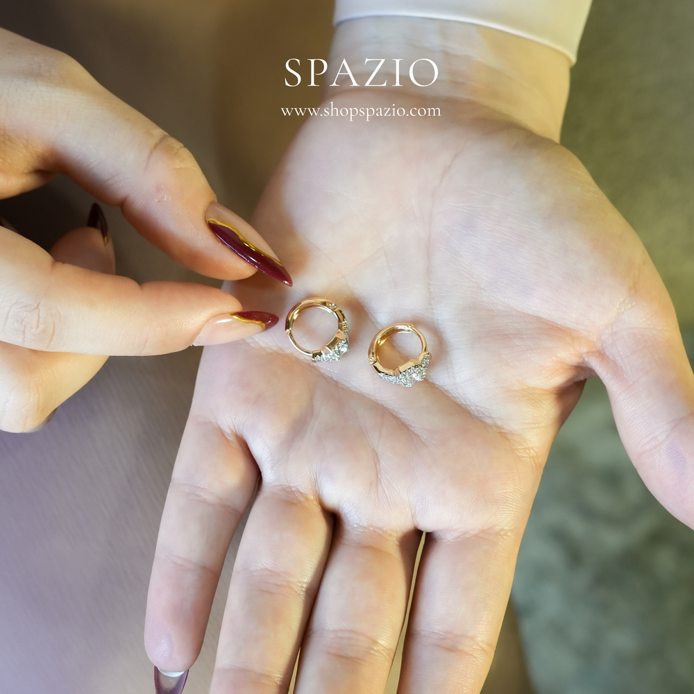Rose Gold Mini Hoops