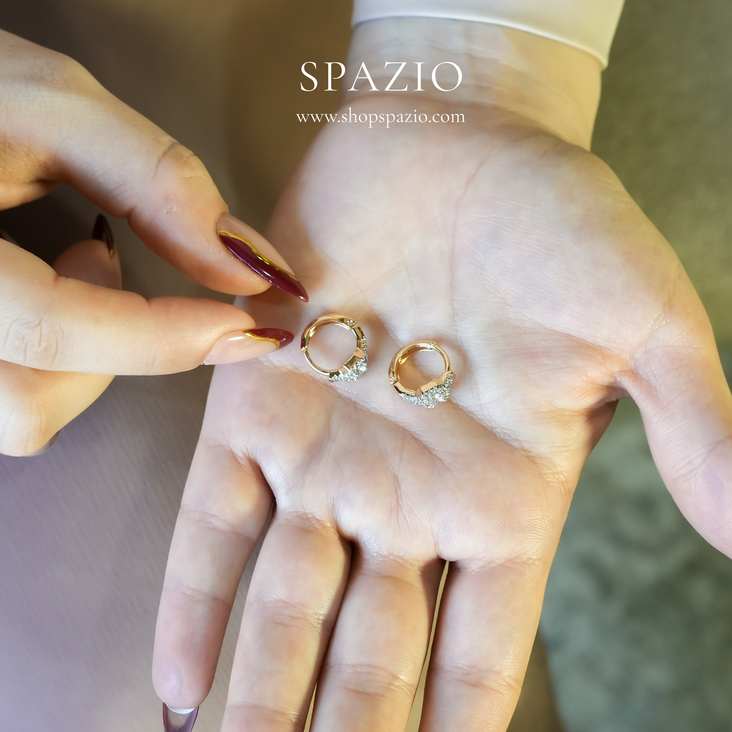 Rose Gold Mini Hoops