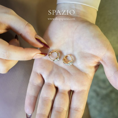 Rose Gold Mini Hoops