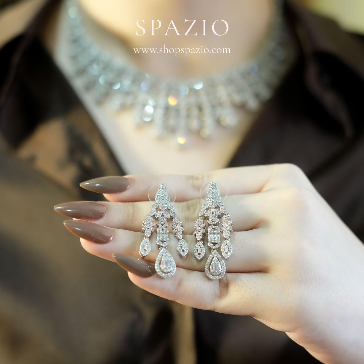 Silver Royale Necklace Set