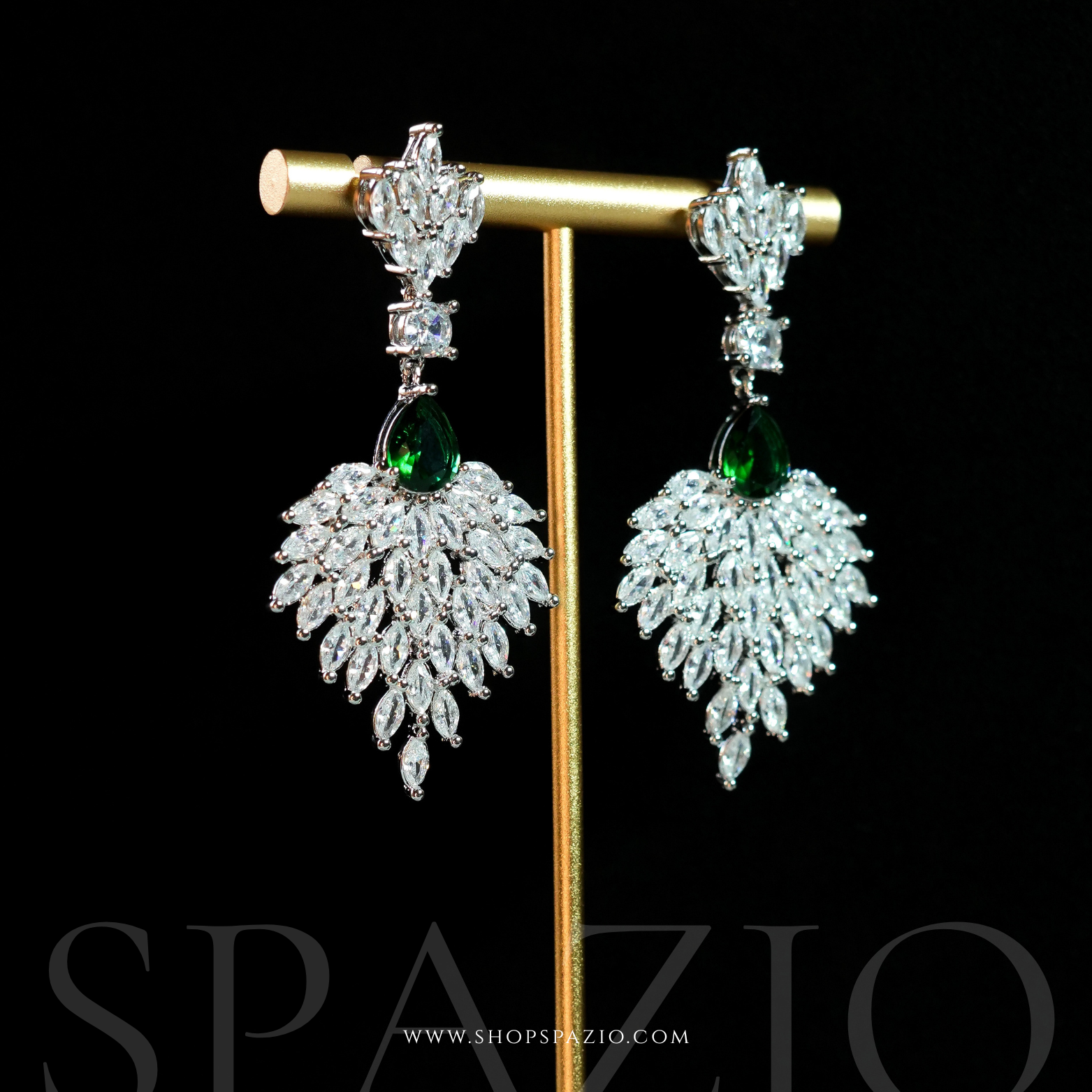 Emerald Vinea Earrings