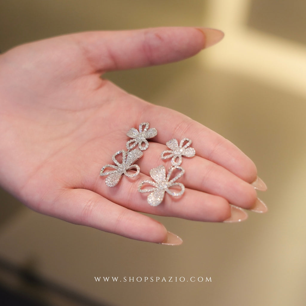 CZ Bloom Earrings
