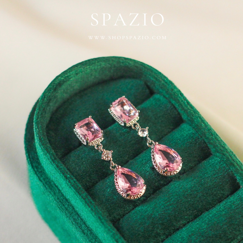 Blush Drop Earrings