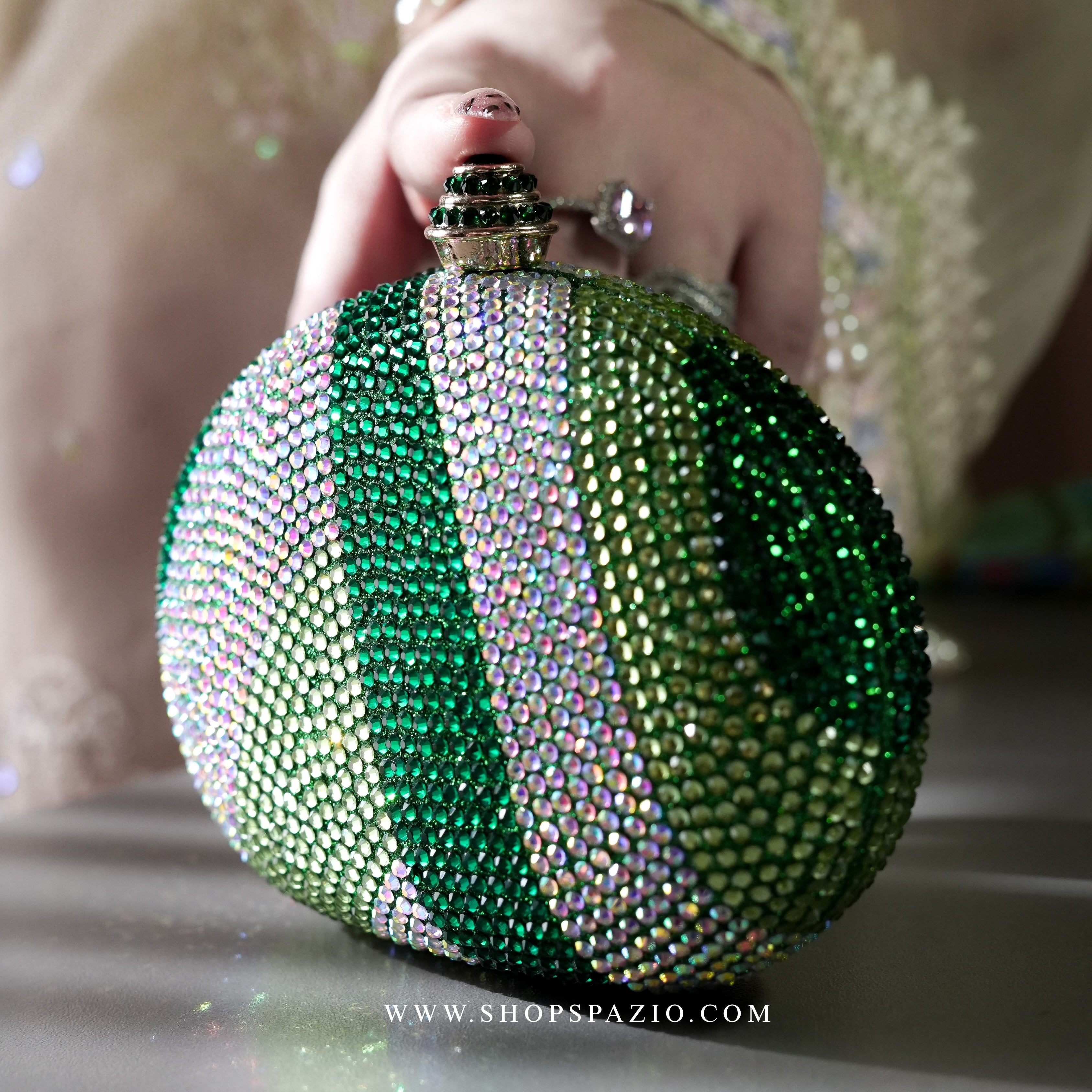 Emerald Aurora Clutch