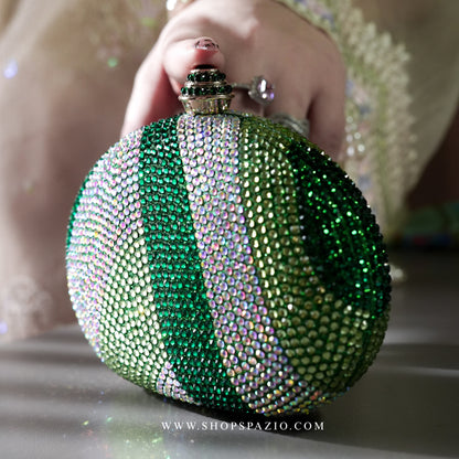 Emerald Aurora Clutch